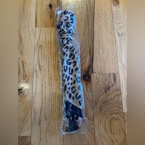 Leopard Print Scarf NWT